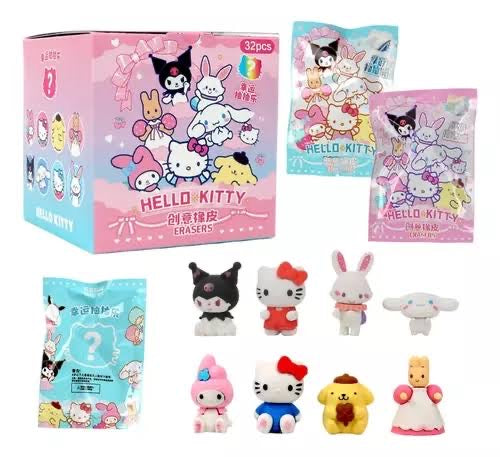 Borrador sorpresa Sanrio / goma sorpresa / una bolsita sorpresa