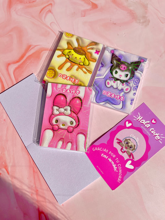 Una mini libreta Sanrio ( personaje al azar )