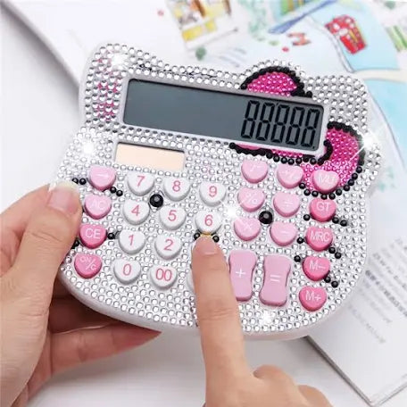 Calculadora kitty brillitos color al azar