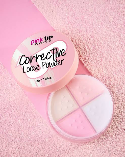Polvo suelto sellador correctivo (corrective loose powder) pink up