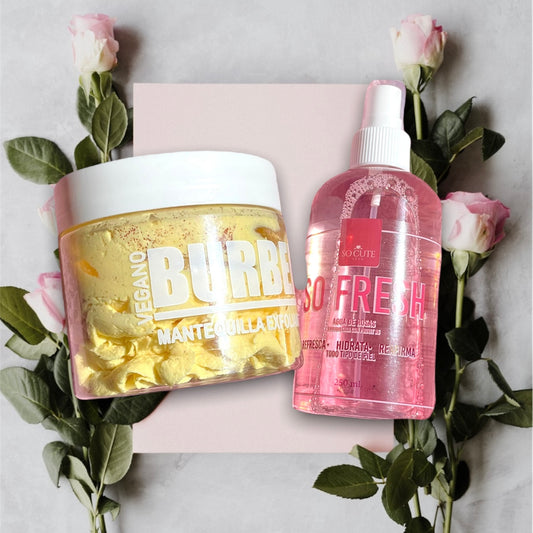 Agua de Rosas + Exfoliante Mantequilla